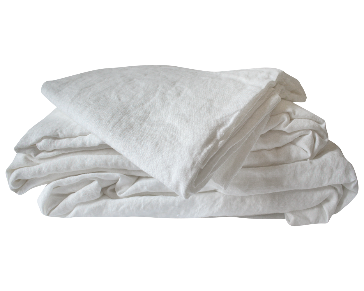 Milk White Pure Linen Sheets Byrne's Crate Casual » BYRNE'S CRATE