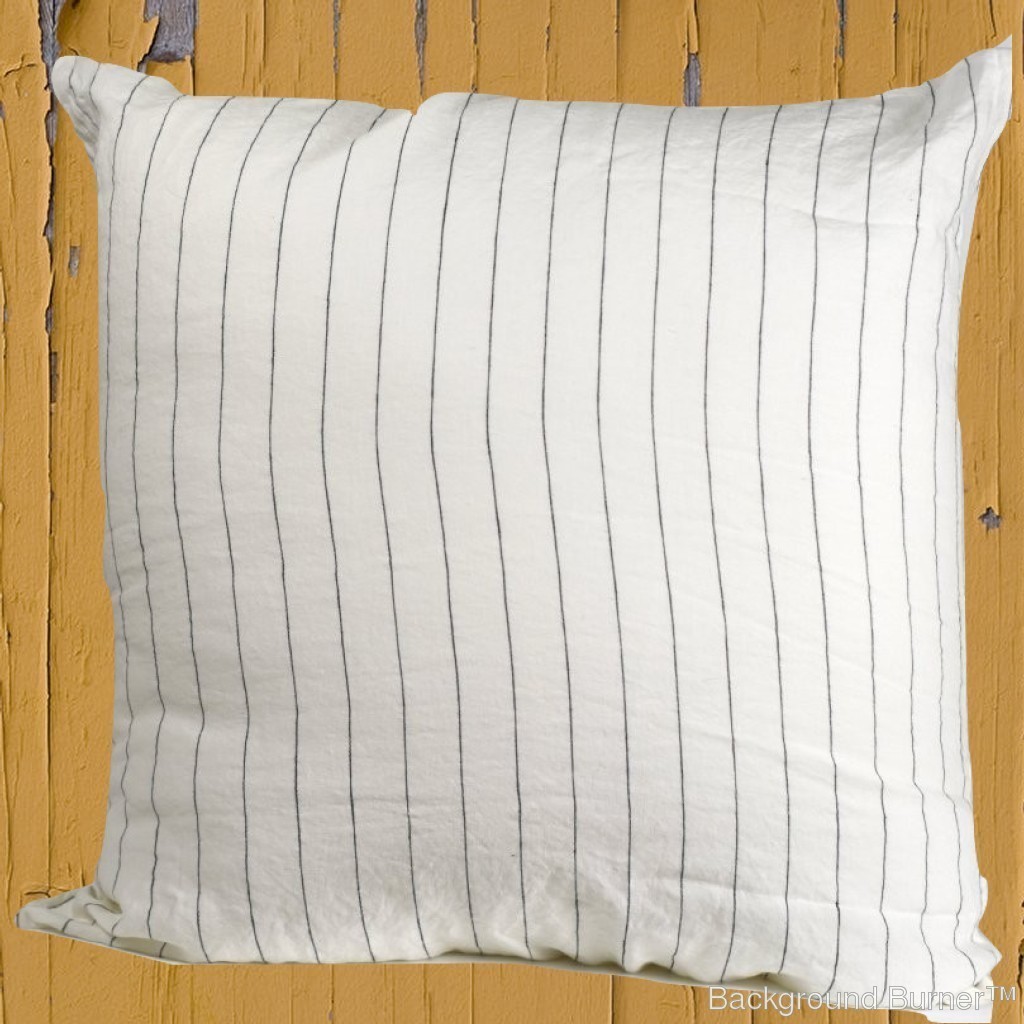 European Pillow Cases PinStripe 1 Pair » BYRNE'S CRATE