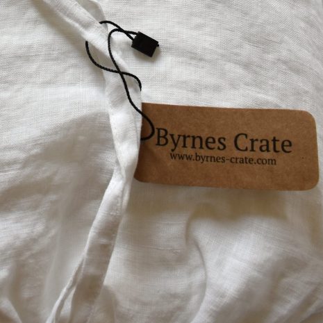 Byrnes Crate Casuals - Milk White Pure Linen Sheets