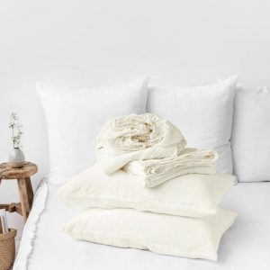 Vanilla Linen Sheet Sets