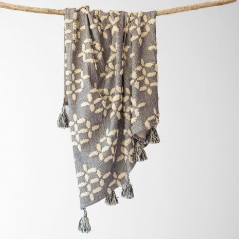 Tufted Cotton Throw