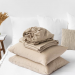 Pure Linen Bedding - Latte sheets